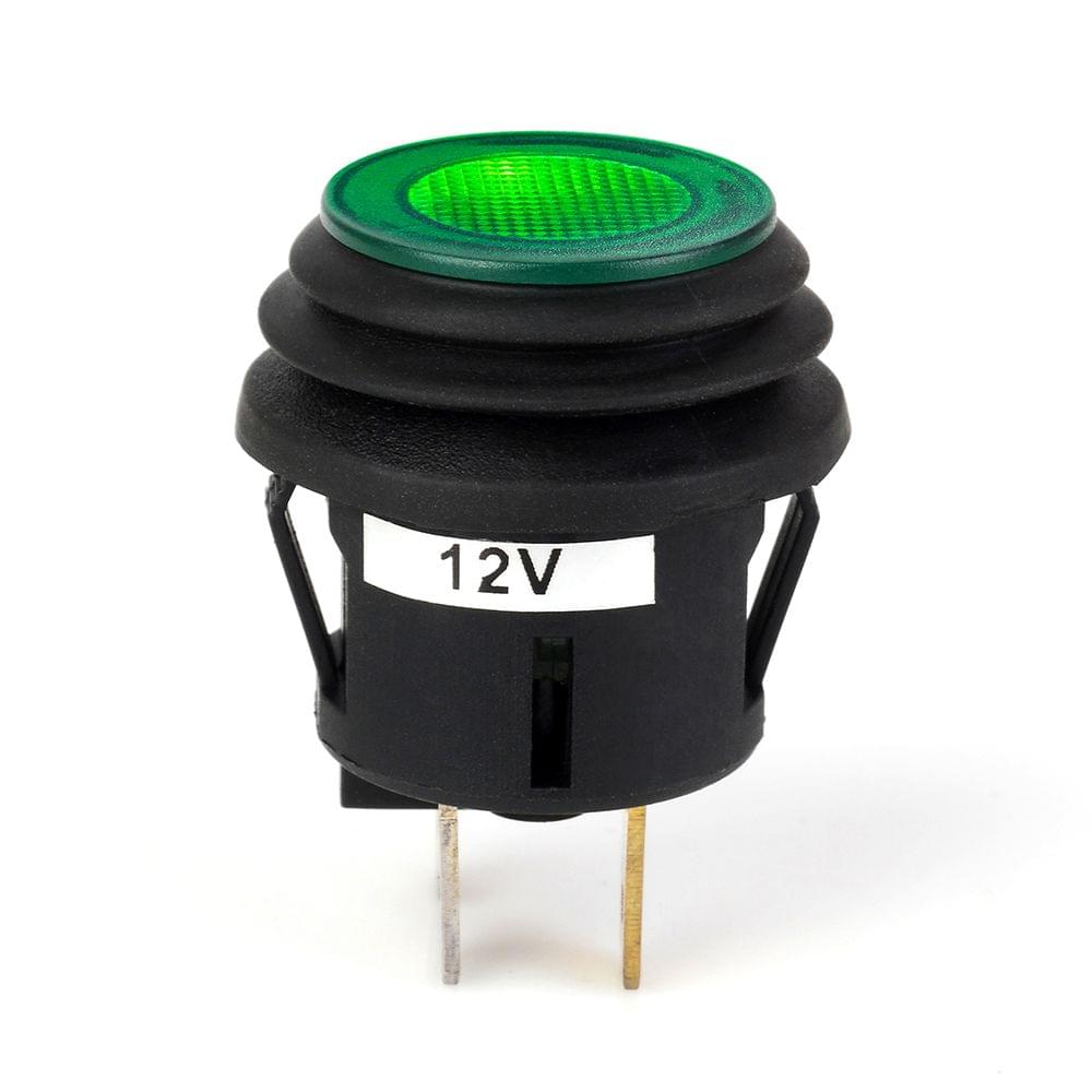 Round Toggle LED Switch 12V Car Truck Waterproof Lighted