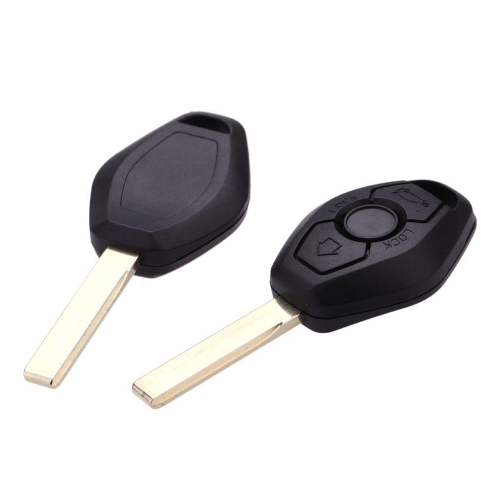 2pcs Remote Blank Uncut Key Shell Case for BMW 1 3 5 6 7 X3