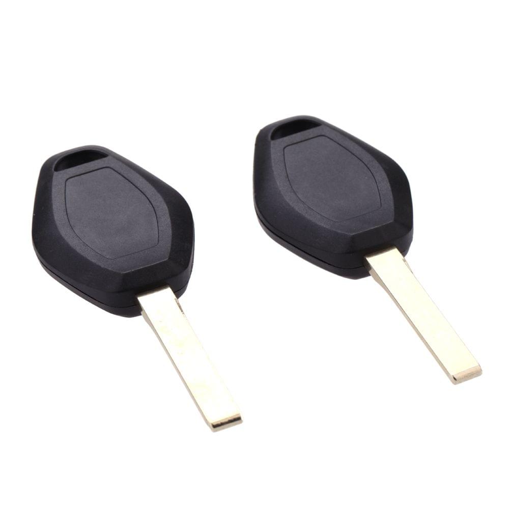 2pcs Remote Blank Uncut Key Shell Case for BMW 1 3 5 6 7 X3