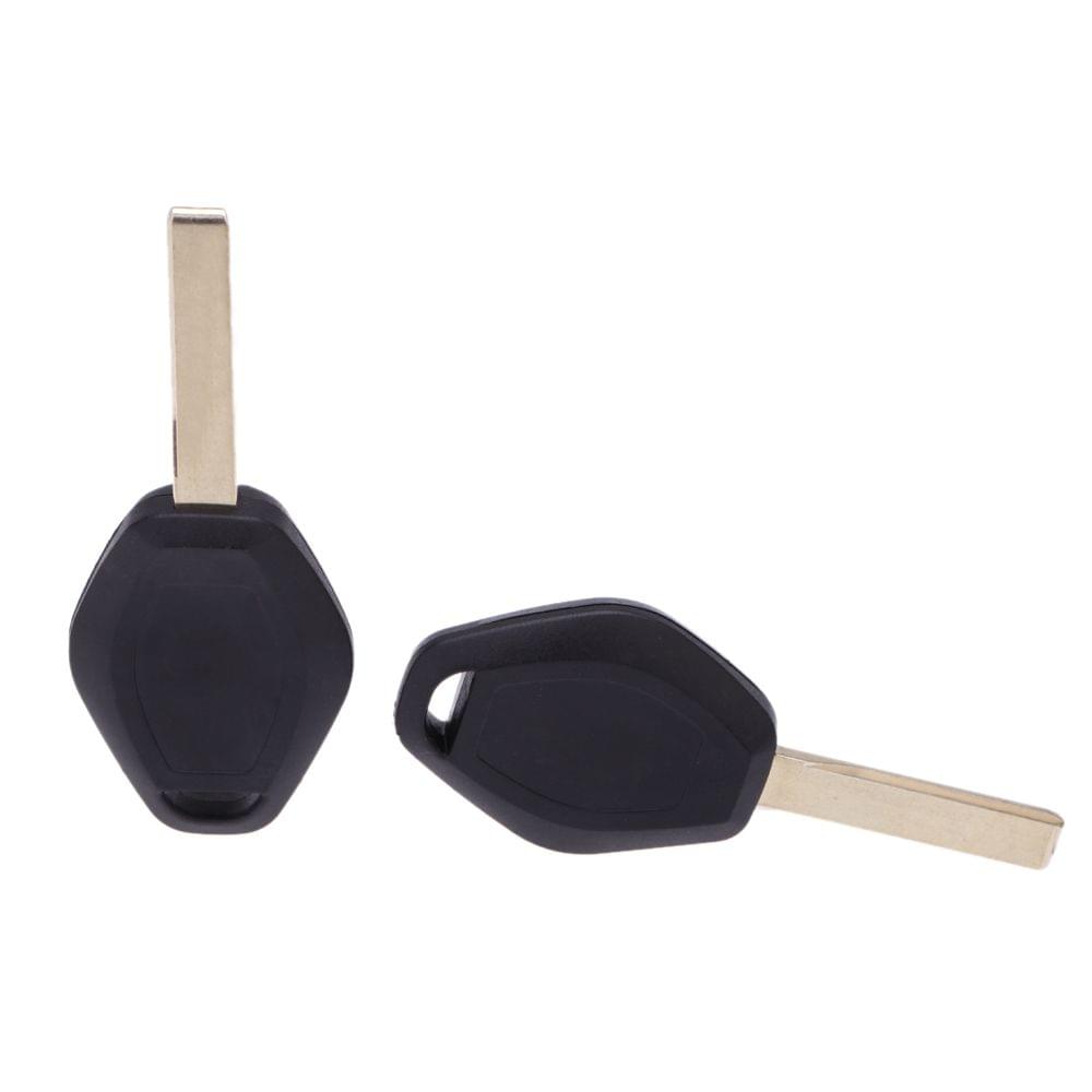 2pcs Remote Blank Uncut Key Shell Case for BMW 1 3 5 6 7 X3