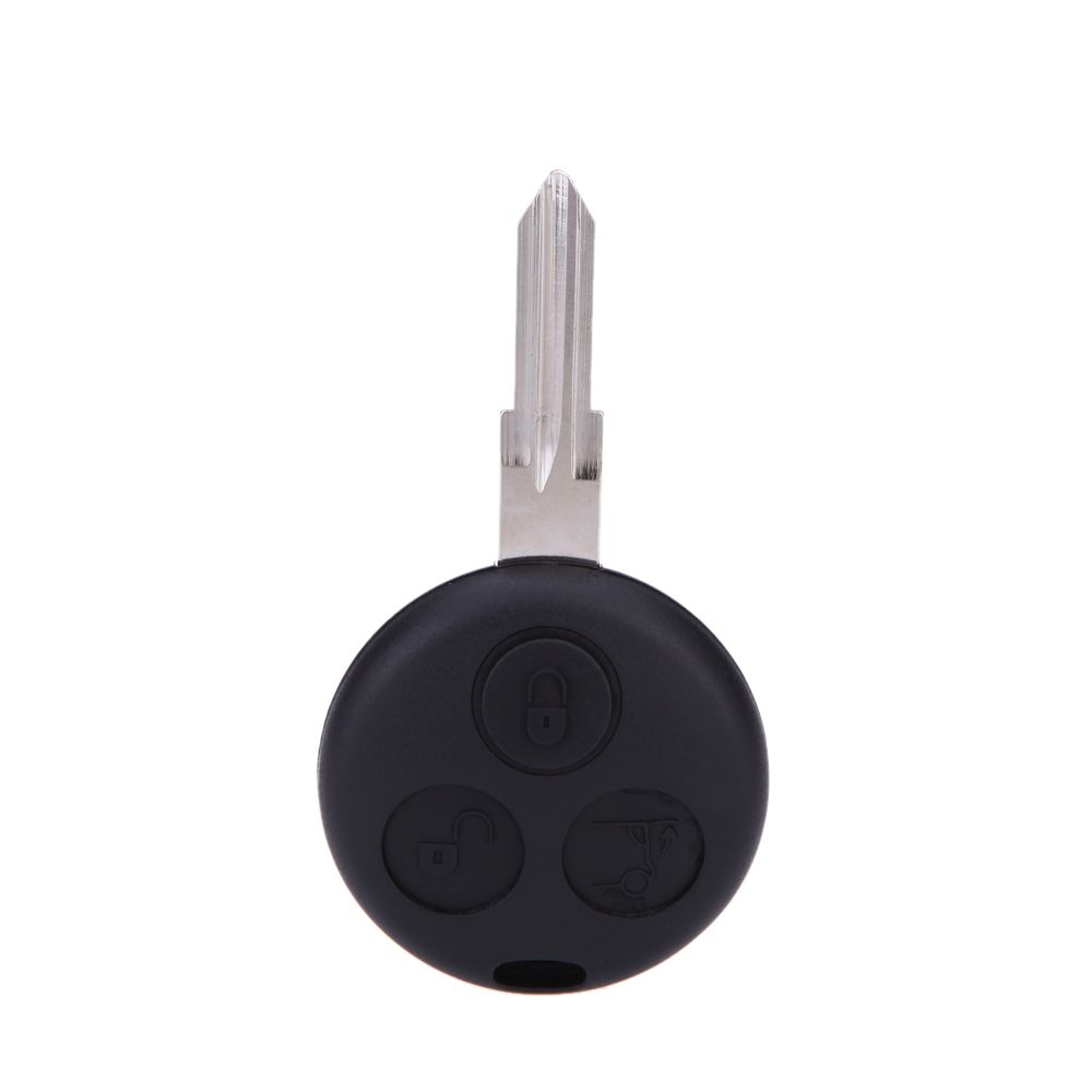 3 Button Remote Key Fob Case Shell for Smart Fortwo Fortour