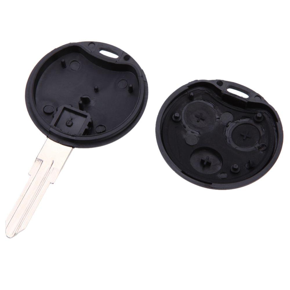 3 Button Remote Key Fob Case Shell for Smart Fortwo Fortour