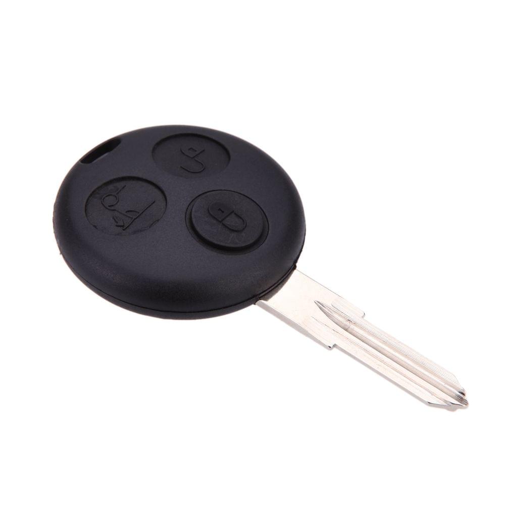 3 Button Remote Key Fob Case Shell for Smart Fortwo Fortour