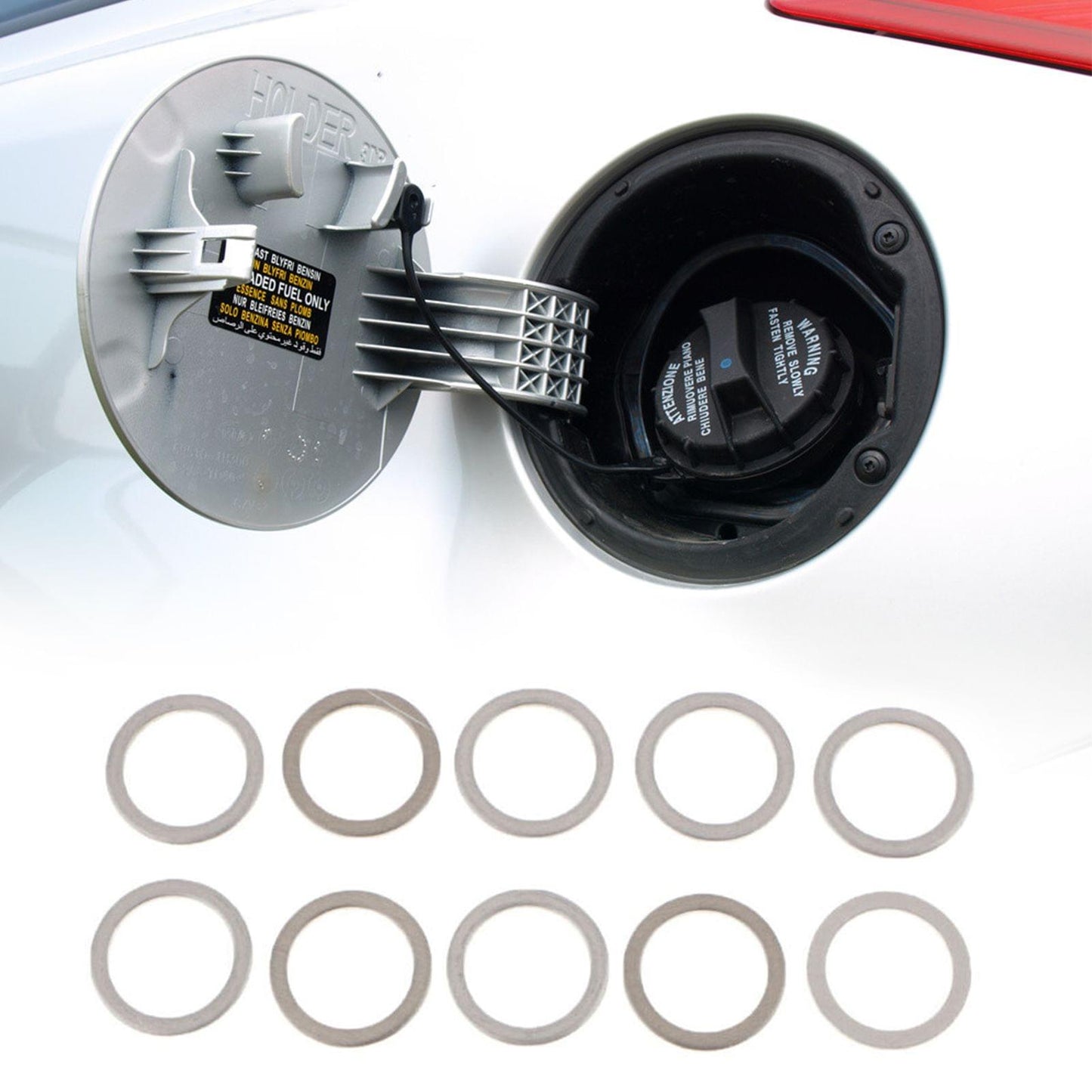 10Pcs Oil Drain Plugs Washers Seals Prevent Oil Leakage