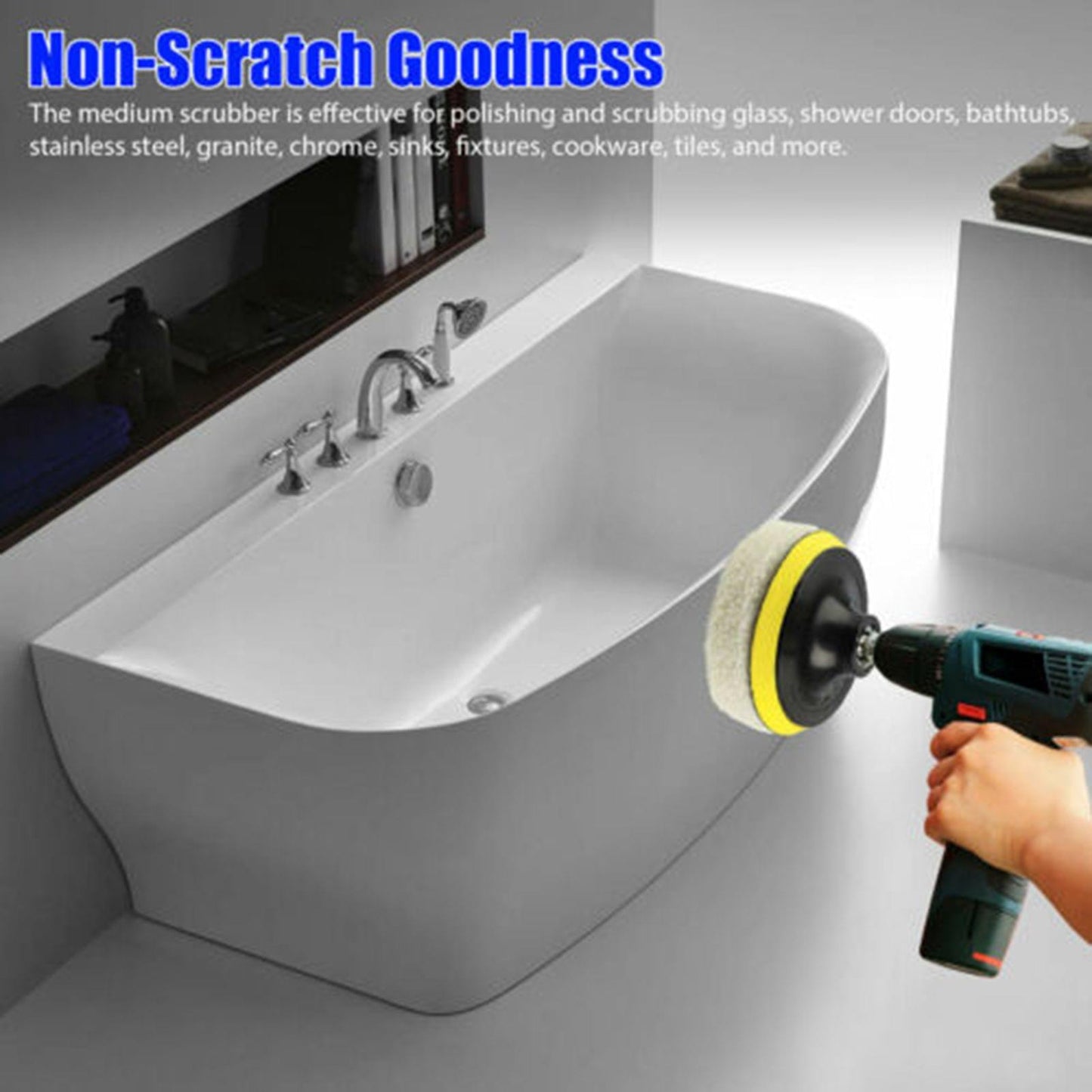 10Pcs Scrub Drill Brush Multi-purpose Kit Power Drill