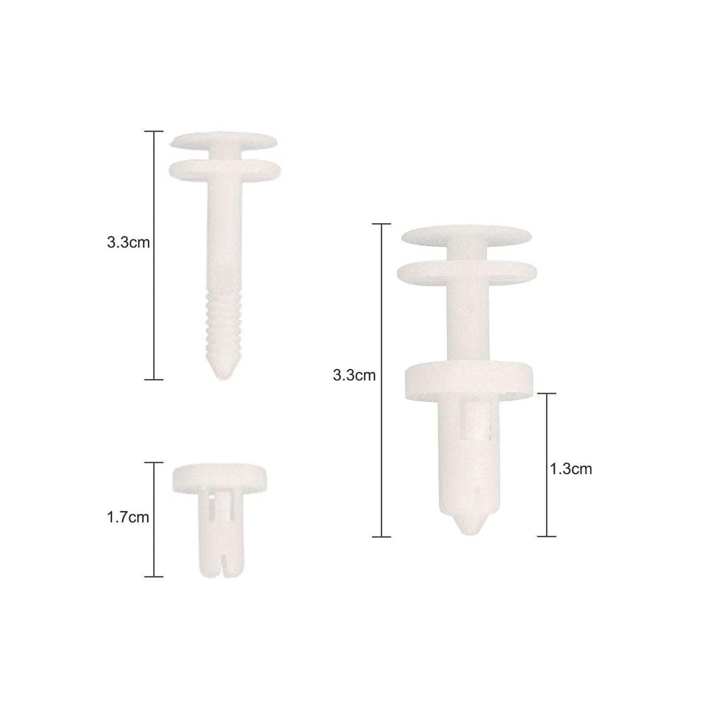 10PCS Door Panel Retainer Clips Push Type 15960325