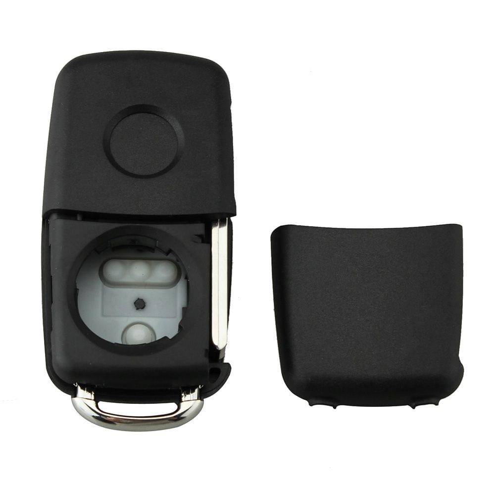 3 Button Flip Remote Folding Key Shell Case for VW Polo Golf