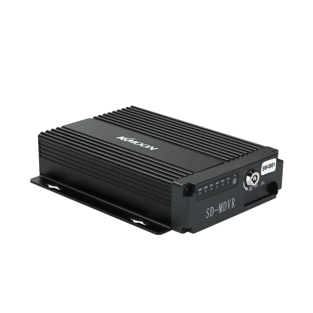 KKmoon MINI Realtime SD Car Mobile DVR 4CH Video/Audio Input