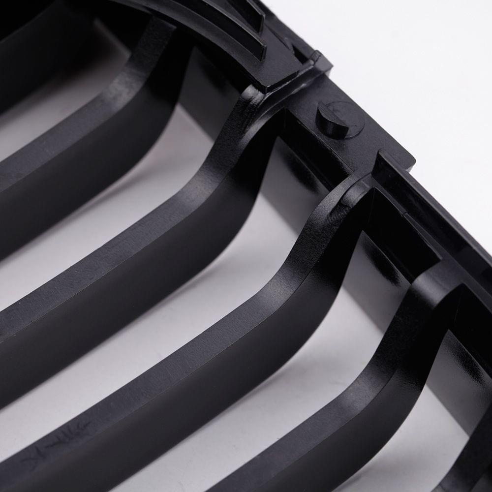 2Pcs Gloss Black Kidney Front Grille for BMW E46 3 Series 4