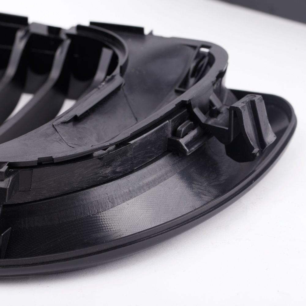 2Pcs Gloss Black Kidney Front Grille for BMW E46 3 Series 4