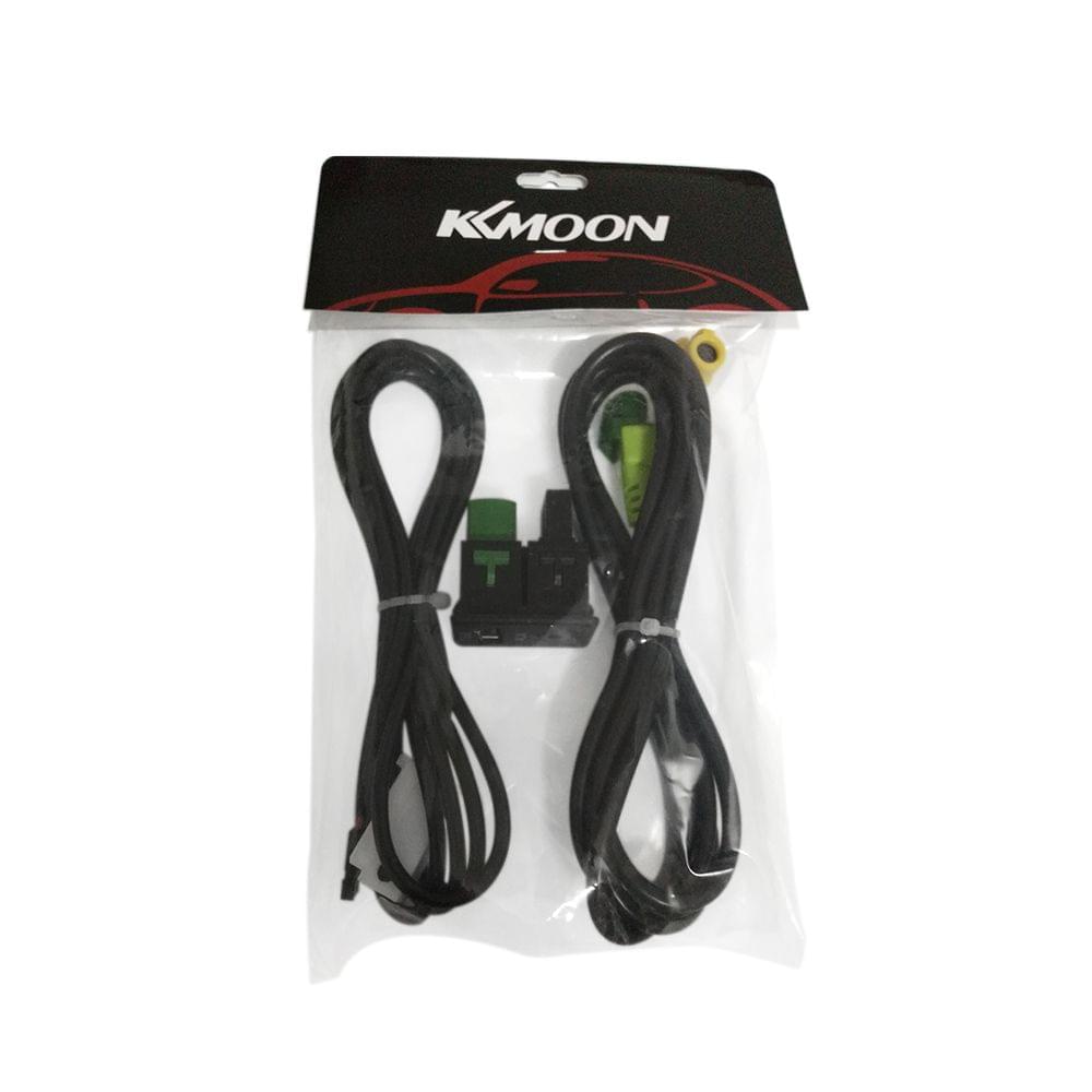 KKmoon USB AUX Audio Cable Switch Plug for VW Passat B6 B7