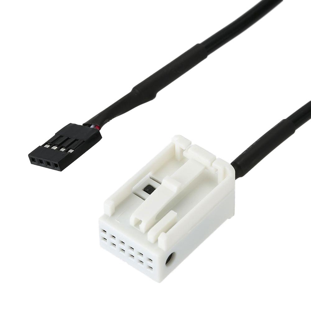 KKmoon USB AUX Audio Cable Switch Plug for VW Passat B6 B7