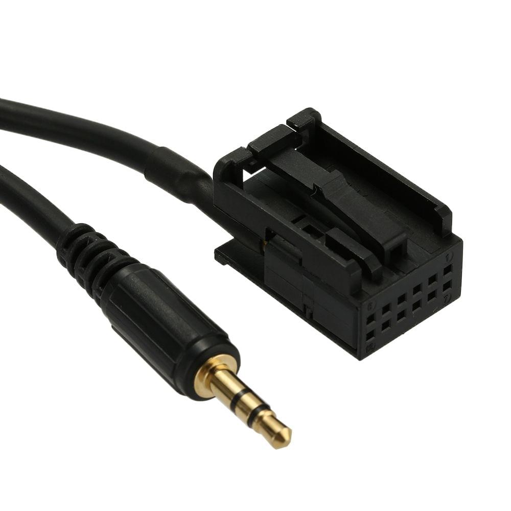 Car AUX Input Mode Cable for iPod Phone MP3 3.5mm AUX-in
