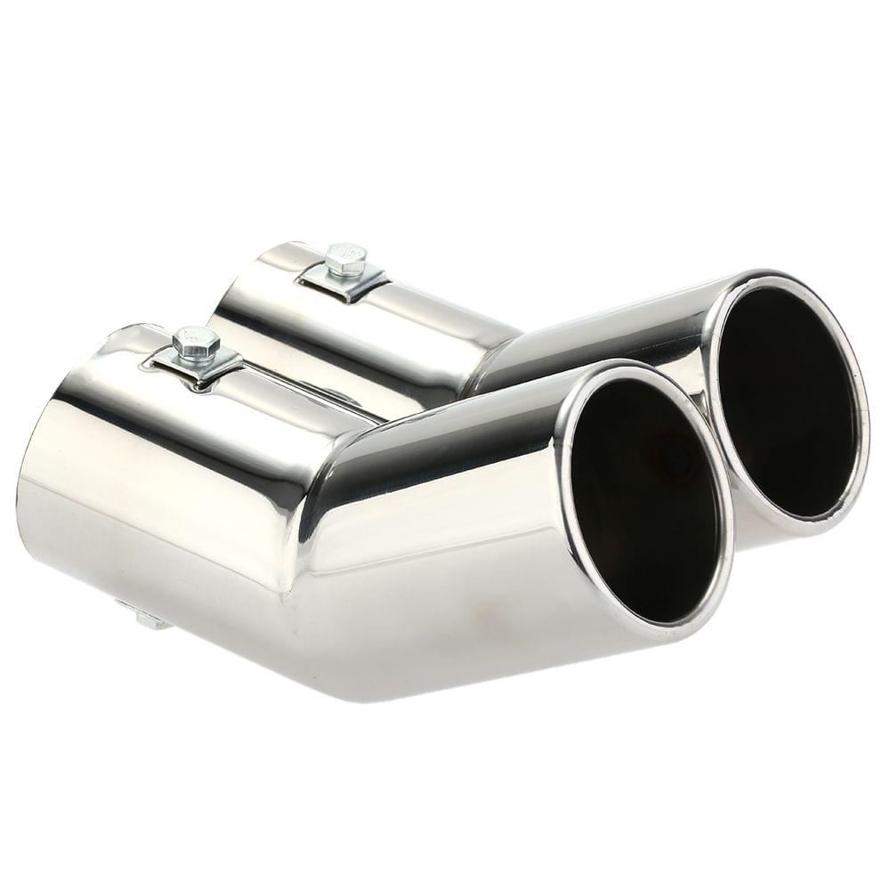 Dual Pipes Stainless Steel Exhaust Tail Pipes Muffler Tips