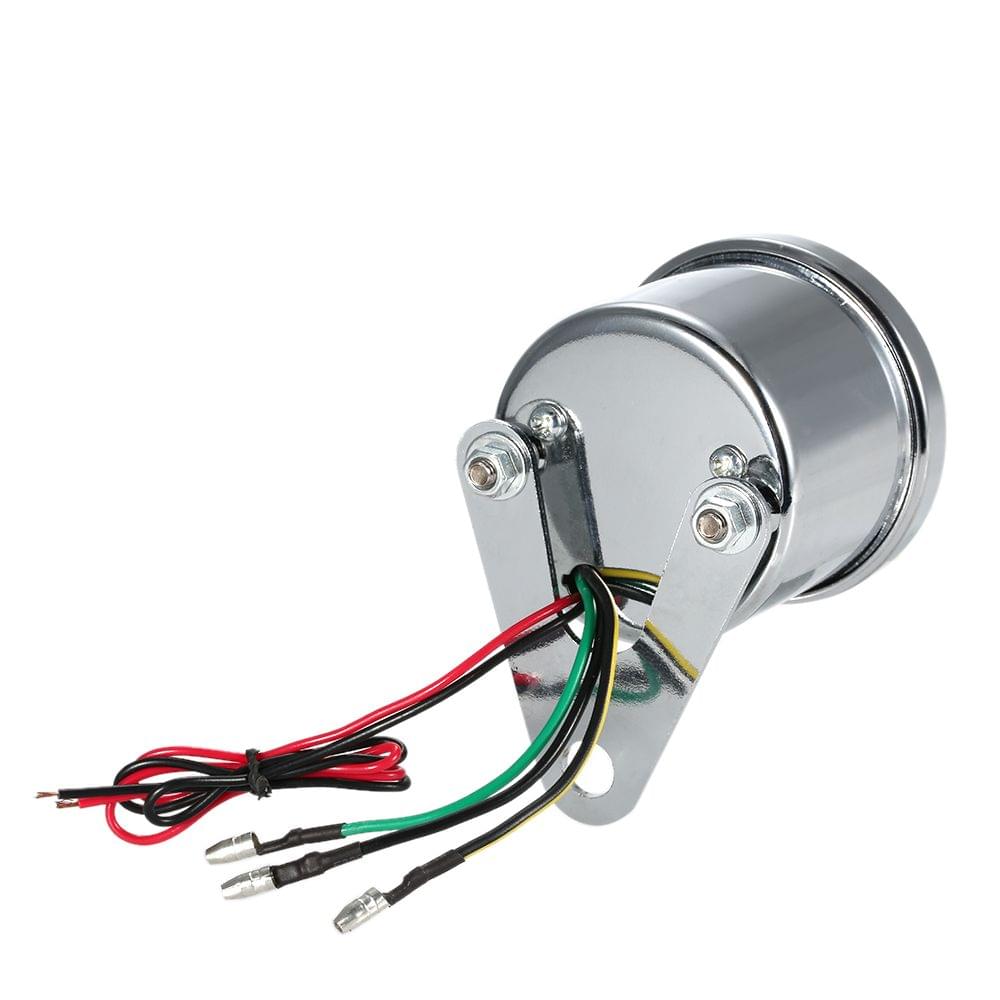 12V Universal Motorcycle Tachometer Meter LED Backlight 13K