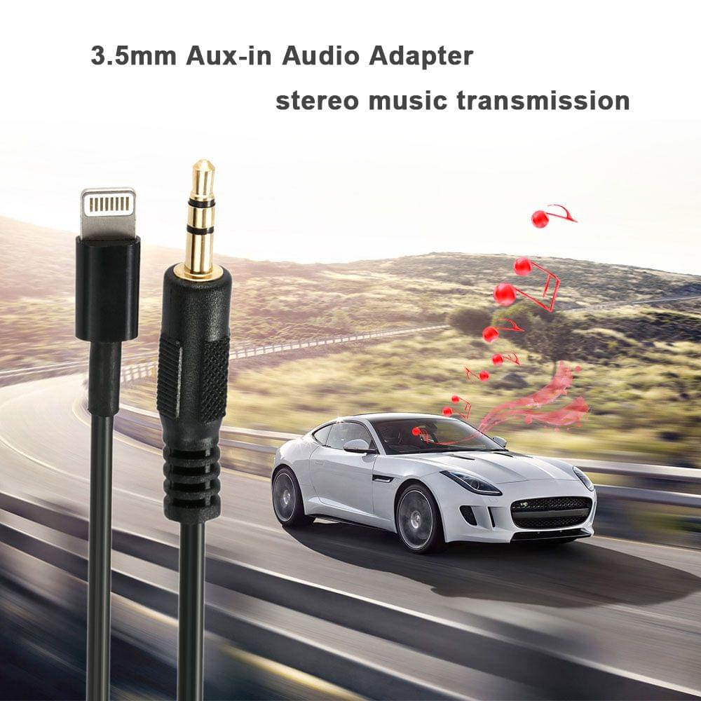 Uniqkart for Honda Acura 6Pin Car 3.5mm Aux-in Audio Adapter USB