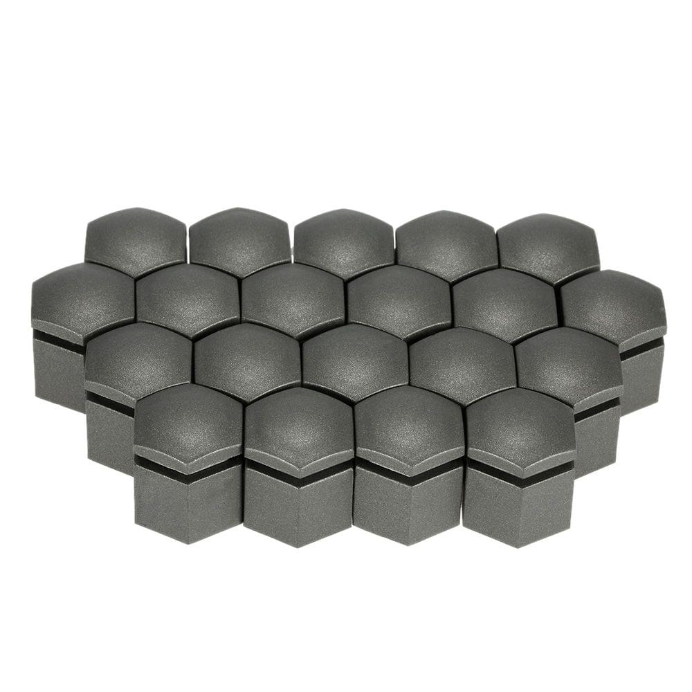 One Set of 20Pcs 17mm Wheel Nut Cover Bolt Cap for Vauxhall