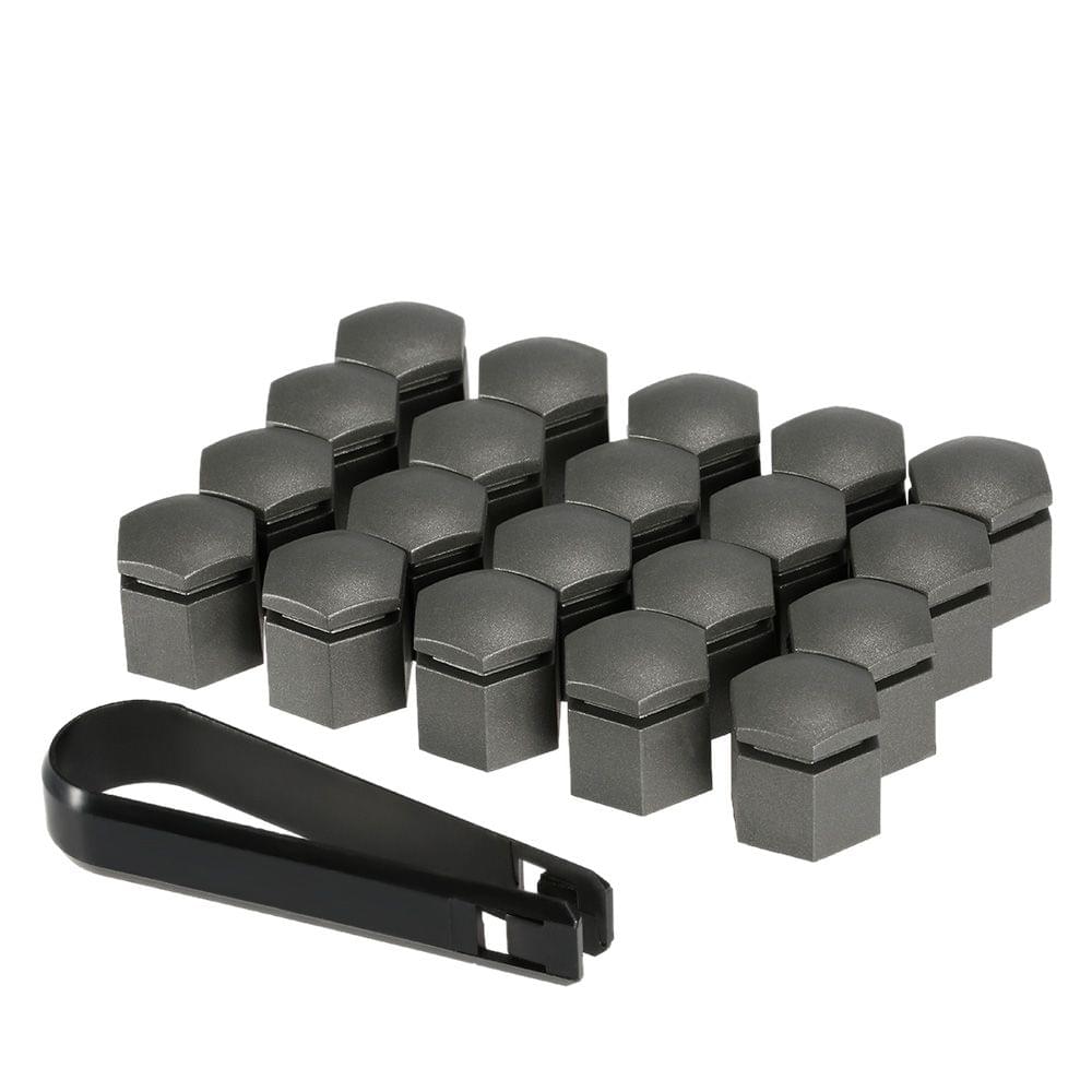 One Set of 20Pcs 17mm Wheel Nut Cover Bolt Cap for Vauxhall