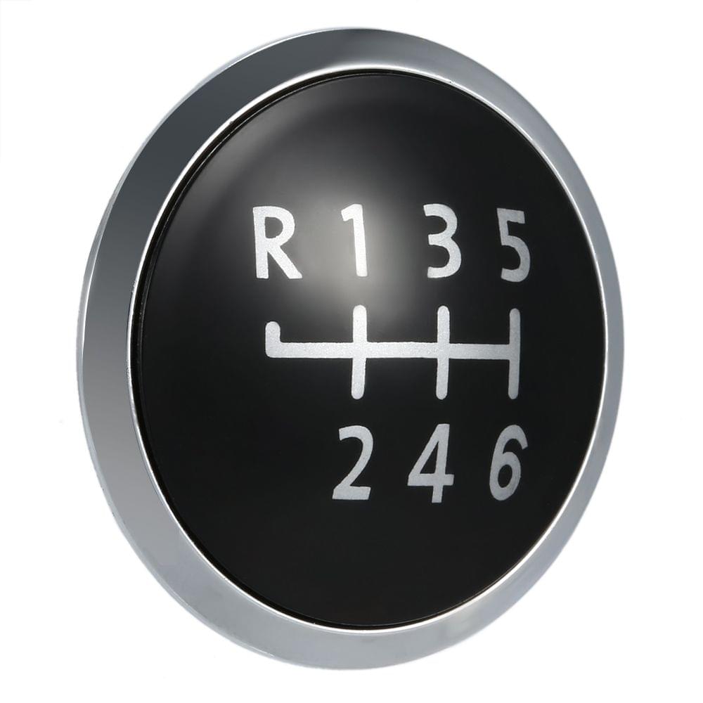 6 Speed Gear Knob Badge Emblem Cap Knob Cover Replacement