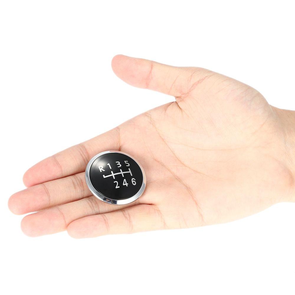 6 Speed Gear Knob Badge Emblem Cap Knob Cover Replacement