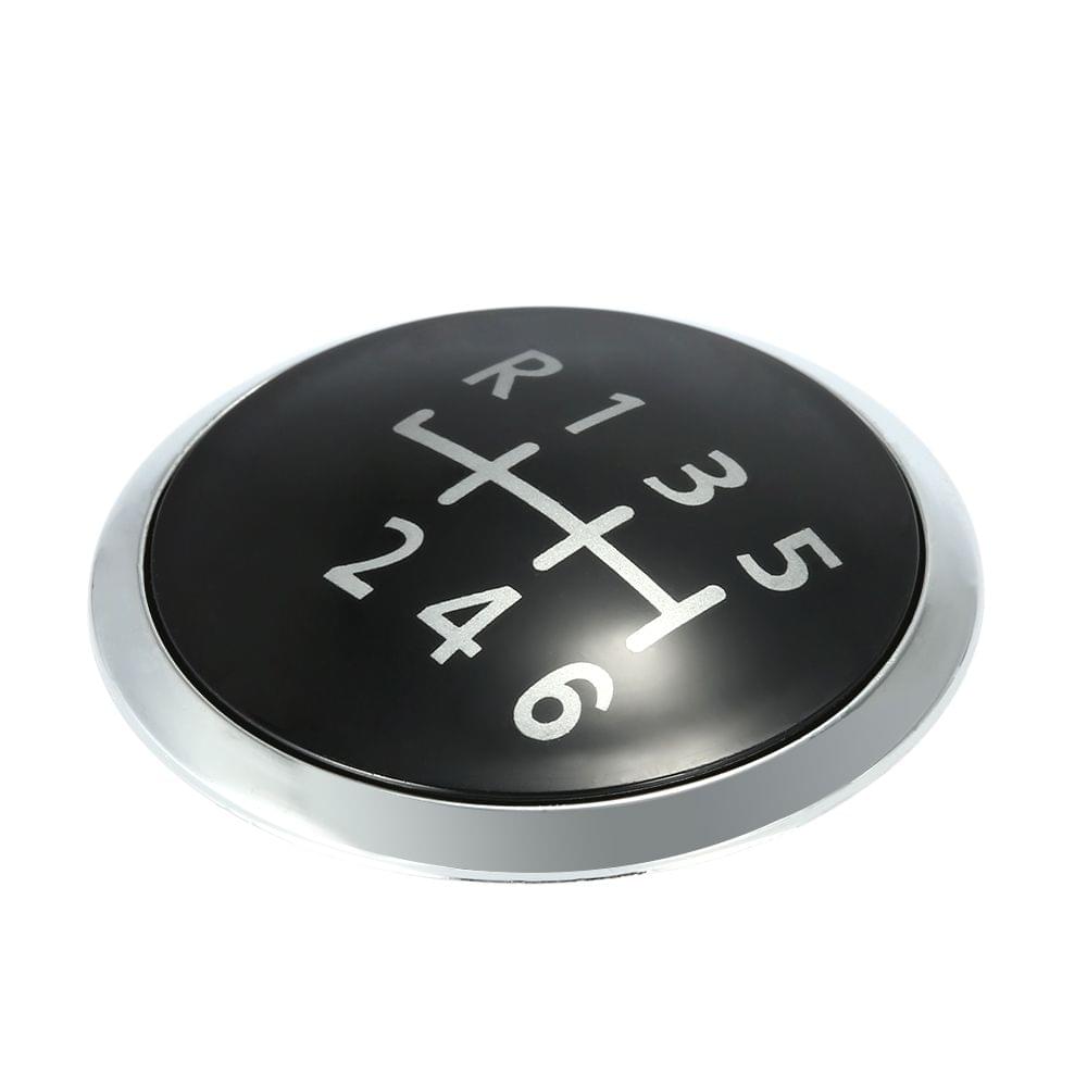 6 Speed Gear Knob Badge Emblem Cap Knob Cover Replacement