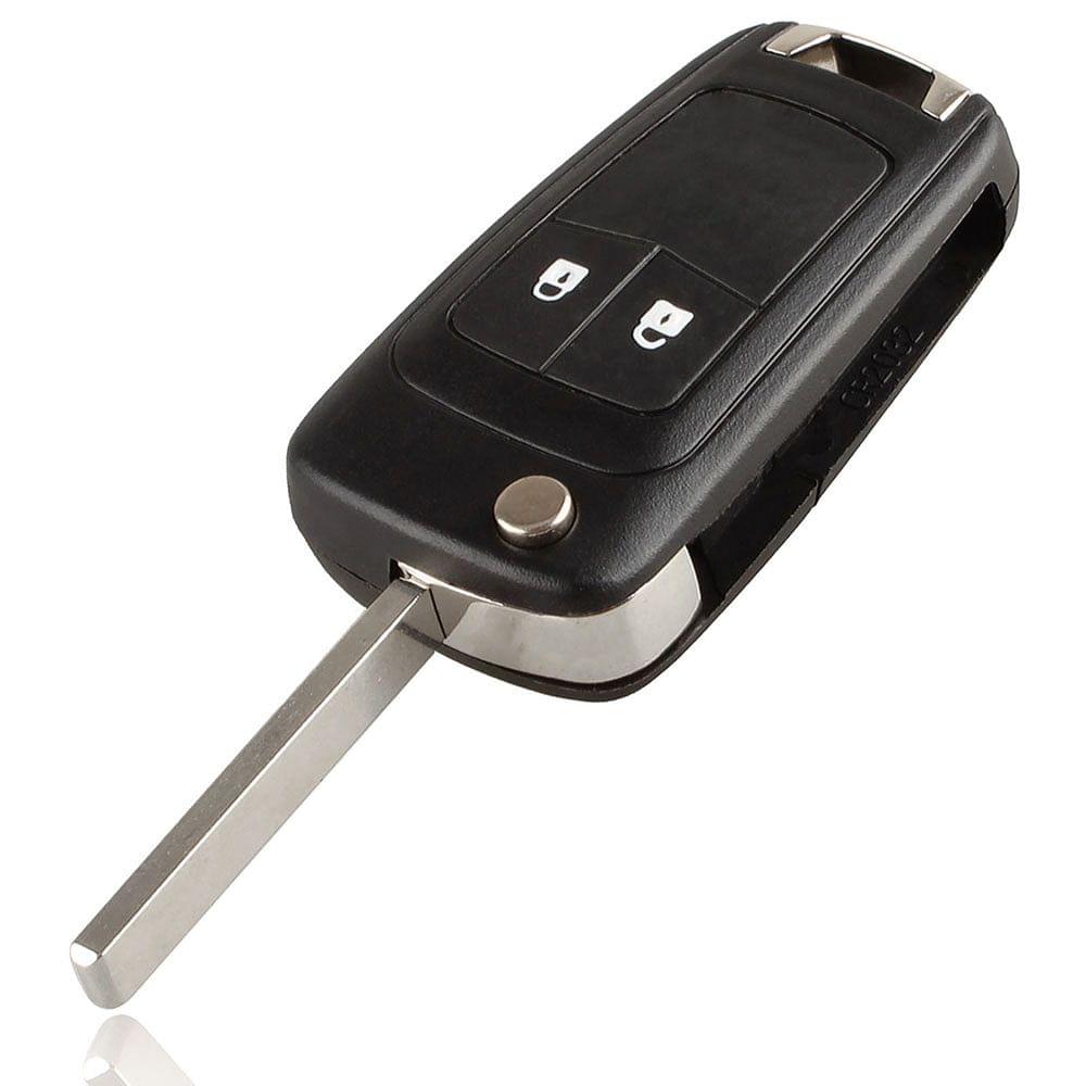 2 Button Folding Flip Key Shell Case Entry Remote Key