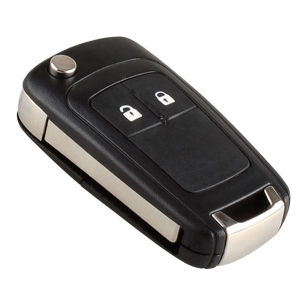 2 Button Folding Flip Key Shell Case Remote Key Cover