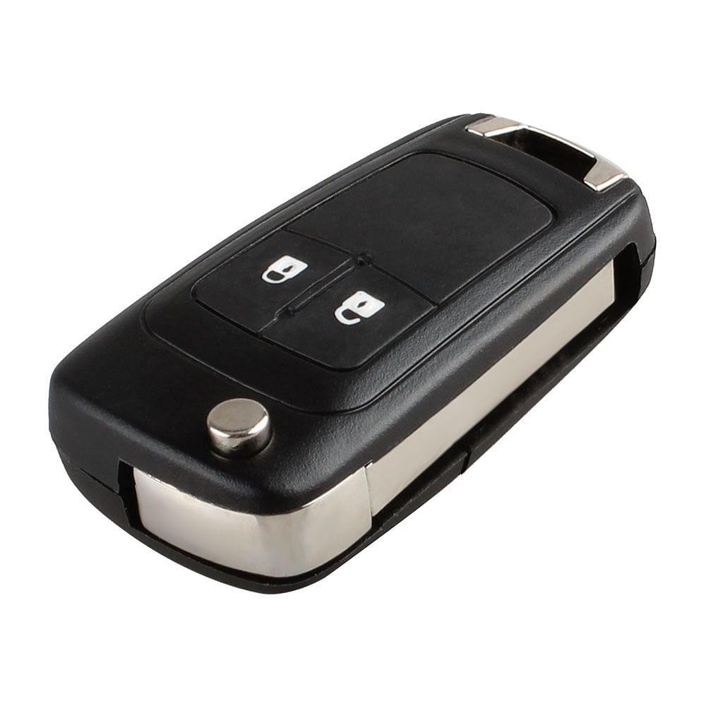 2 Button Folding Flip Key Shell Case Remote Key Cover