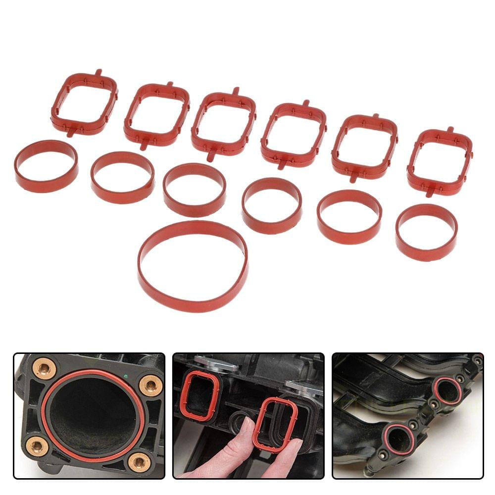 6 PCS Intake Manifold Gaskets Inlet Repair Kit for BMW 320d - 6