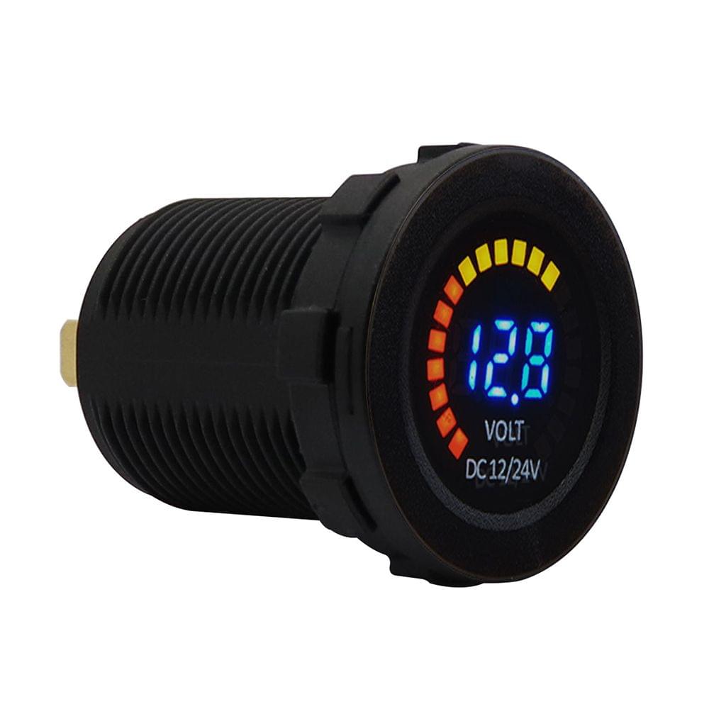 DC 12V Car Motorcycle Boat Digital LED Panel Voltage Display
