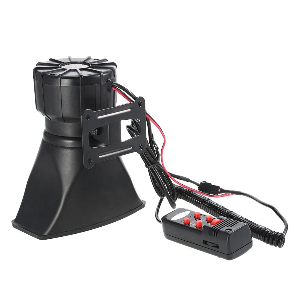 12V 60W 5 Sound Car Warning Alarm Police Fire Siren Horn