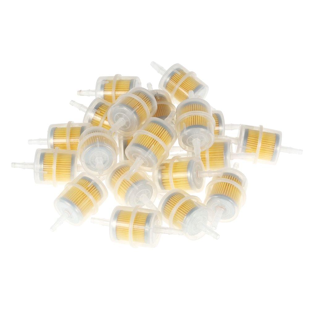 20pcs Universal Petrol Inline Filter Large Car Part Fits