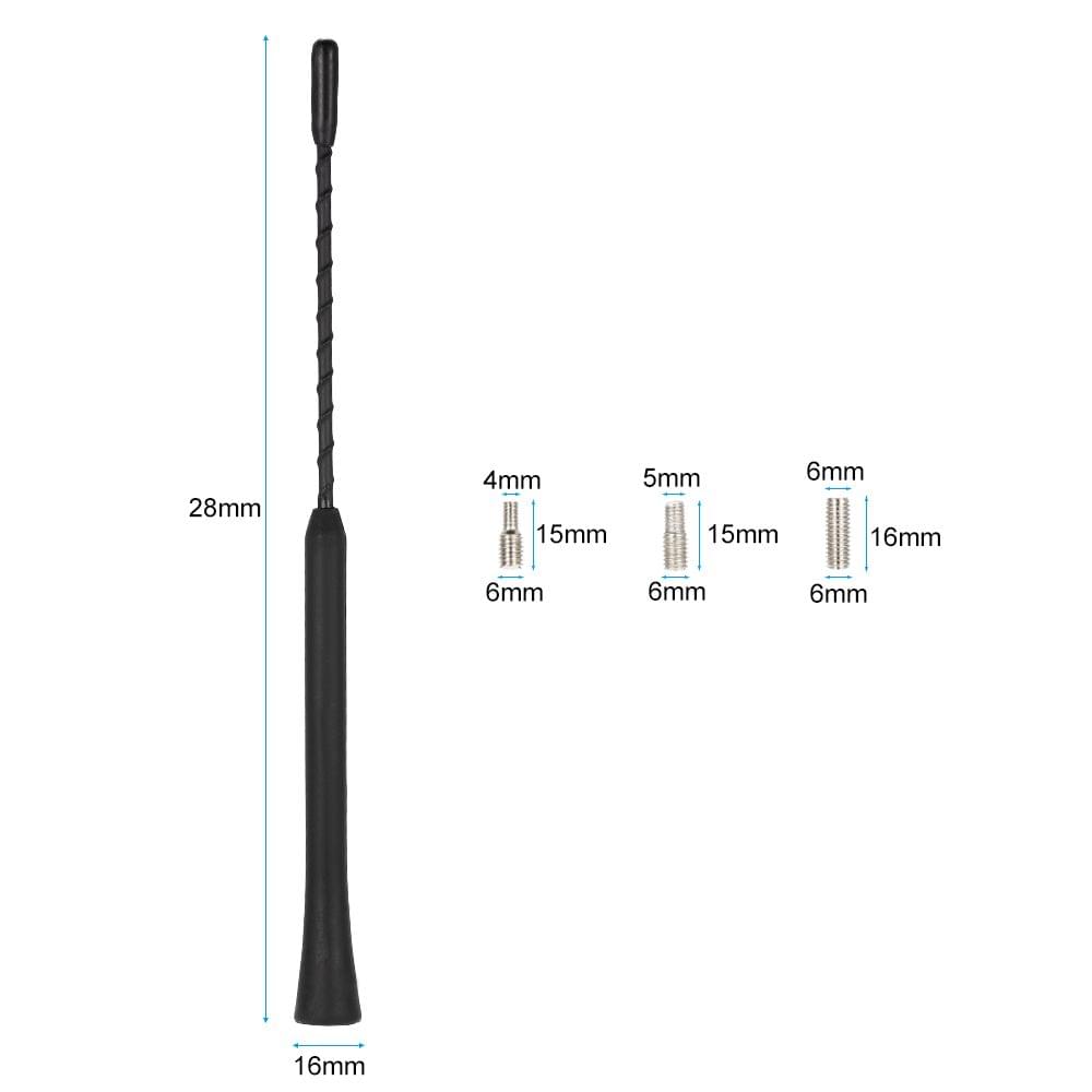 9" Universal Car Radio Flexible Anti Noise Beesting Aerial