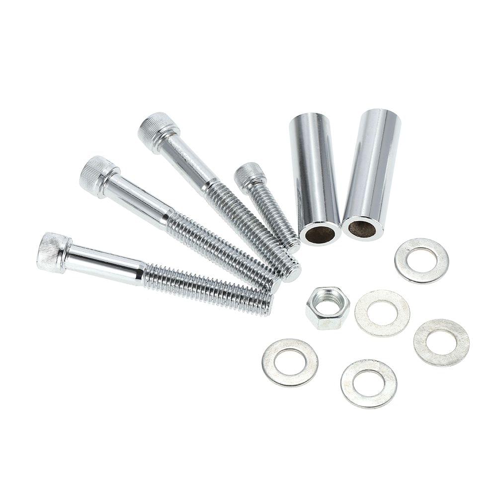 SBC Chrome Low Mount Alternator Bracket SWP SB for Chevy 350