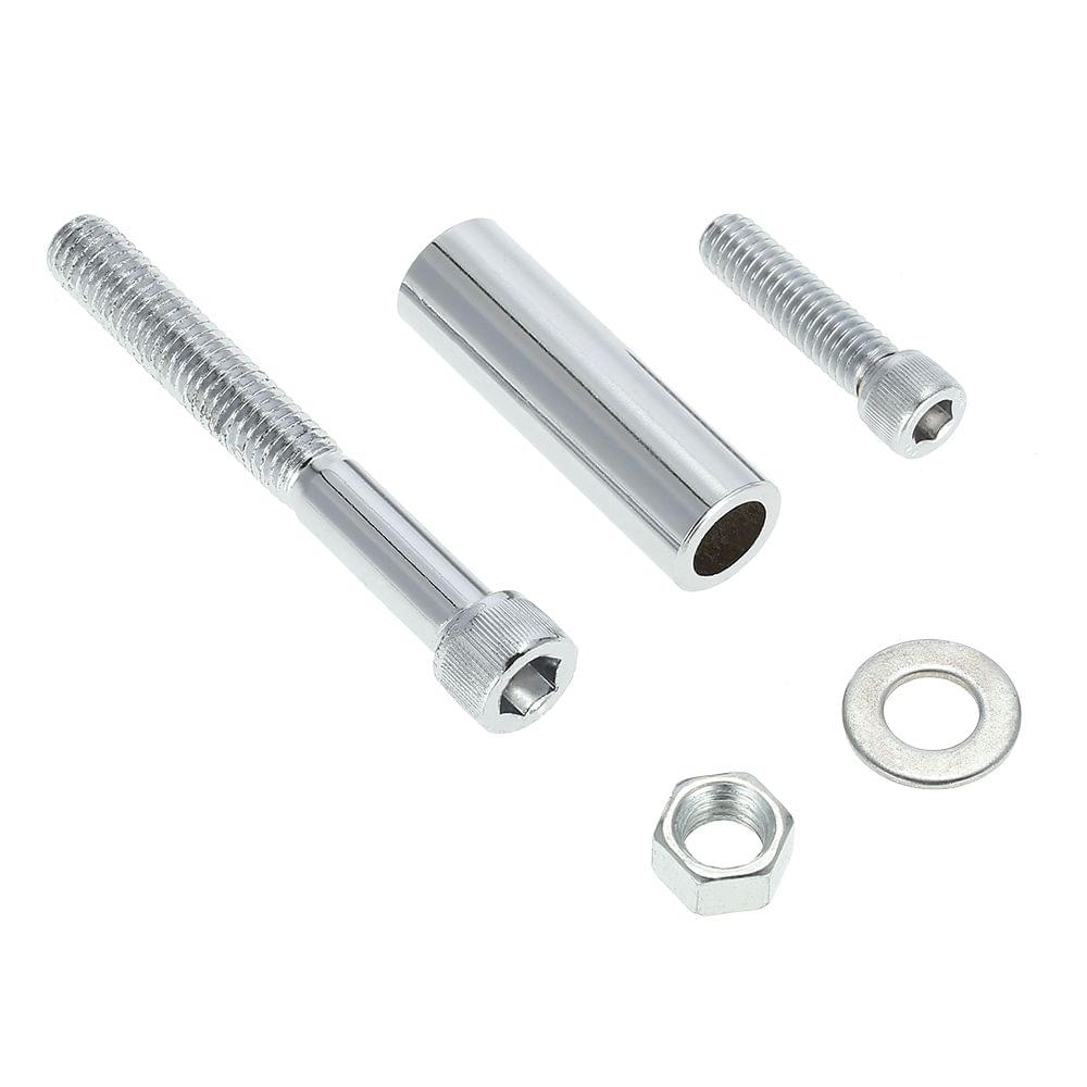 SBC Chrome Low Mount Alternator Bracket SWP SB for Chevy 350