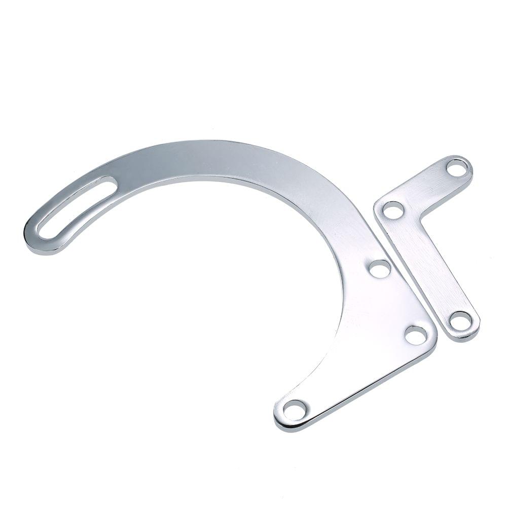 SBC Chrome Low Mount Alternator Bracket SWP SB for Chevy 350