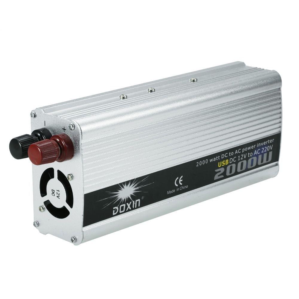 2000W WATT DC 12V to AC 220V Portable Car Power Inverter