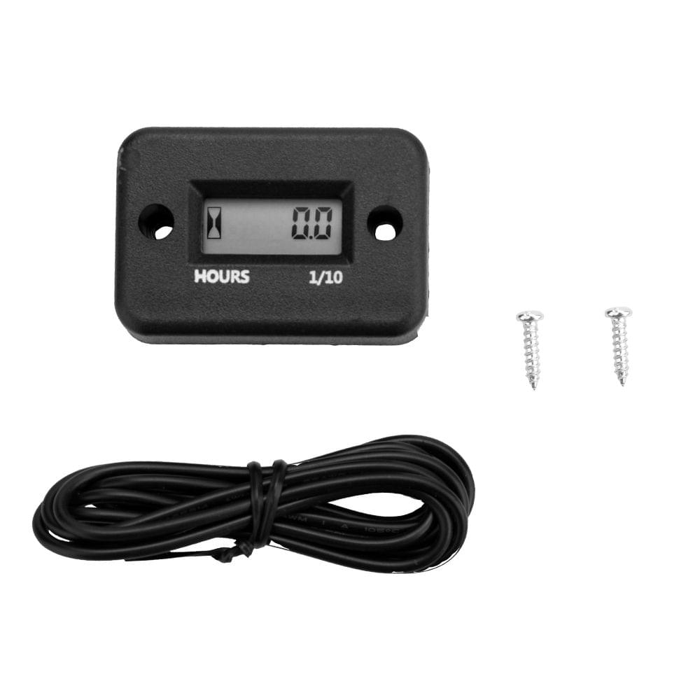 Waterproof LCD Digital Display Engine Tach Hour Meter Motor