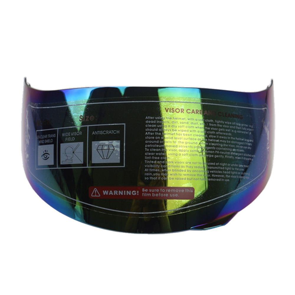 Anti-scratch Full Face Shield UV Motorcycle Helmet For 316