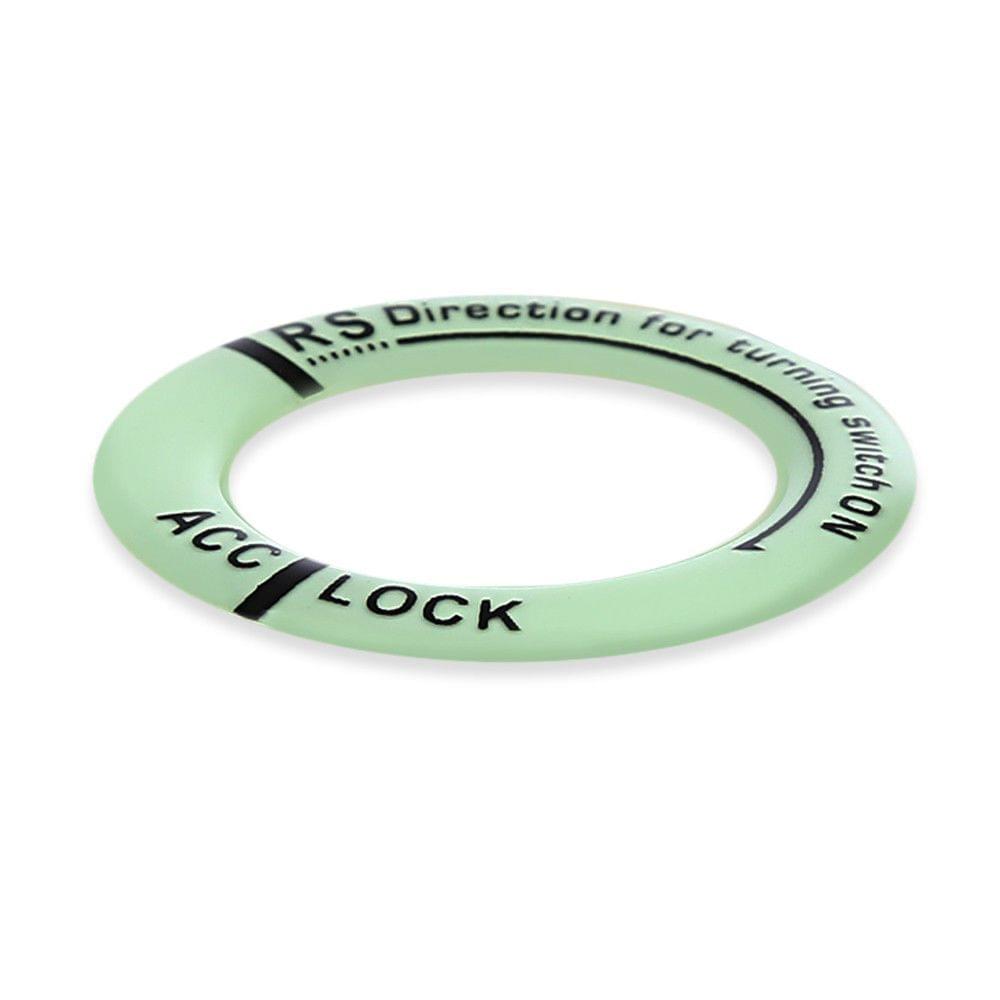 Car Ignition Switch Cover Luminous Key Ring Hole Cover