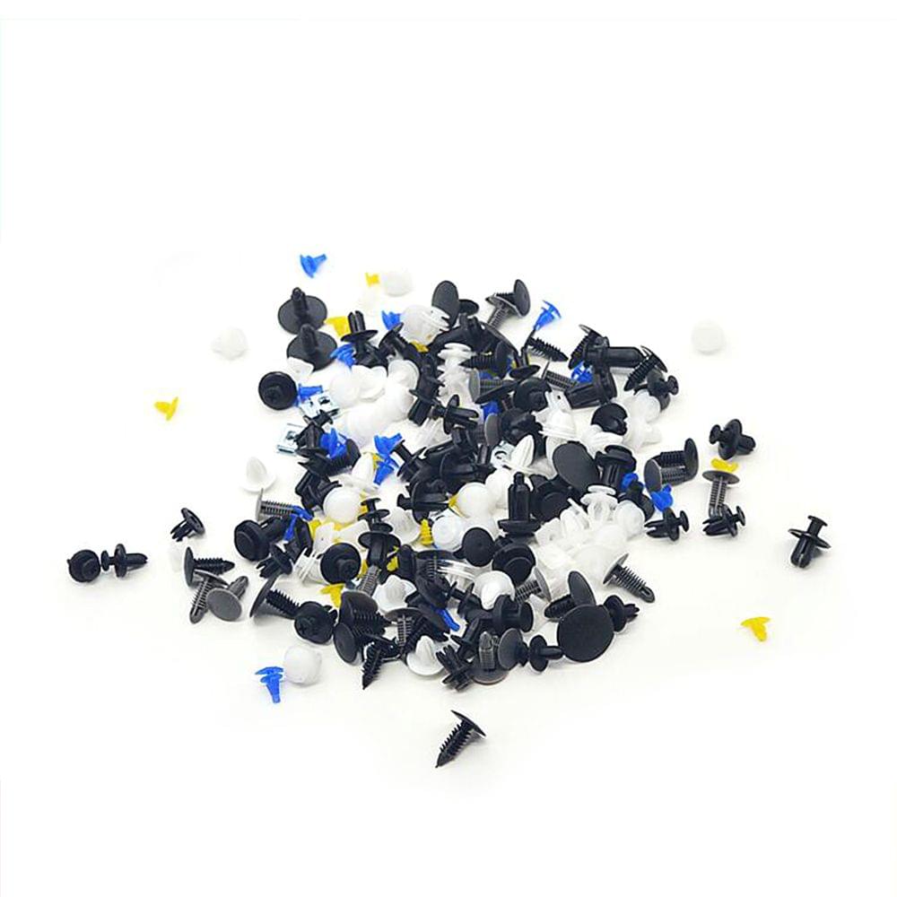 100Pcs Universal Car Fastener Clips Auto Rivet Bumper Clip - 100