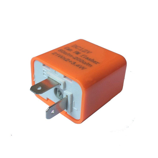 12V 2 Pin Speed Adjustable LED Indicator Flasher Turn Signal