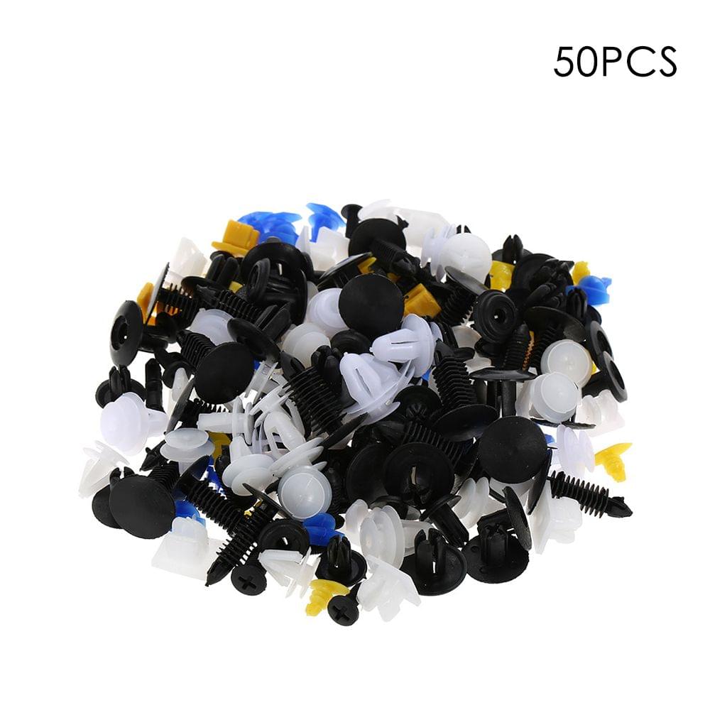 Car Body Plastic Push Pin Rivet Fasteners Trim Moulding Clip - 1