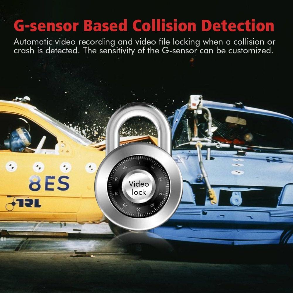 4.3'' HD Car DVR Dash Cam Video Camera Vehicle Driving - With rear view camera