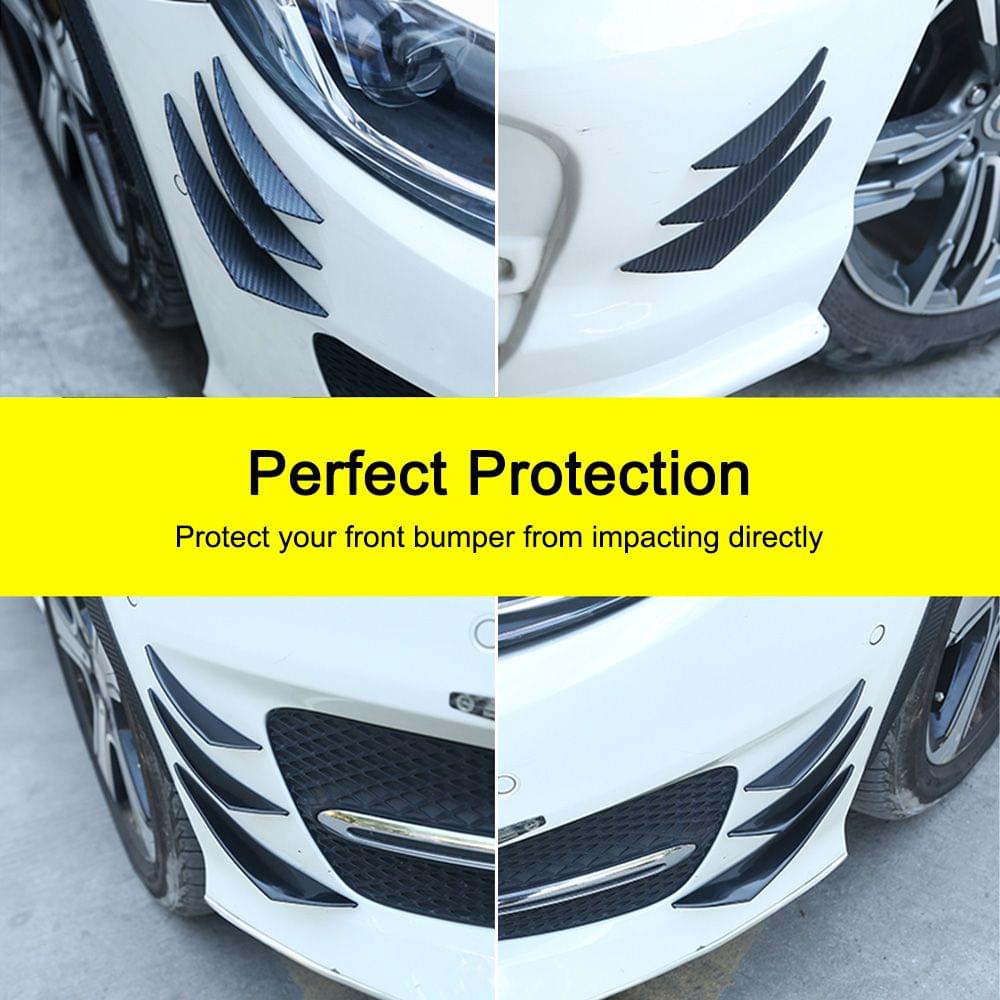 Universal Car Body Kits Front Bumper Fin Splitter Spoiler