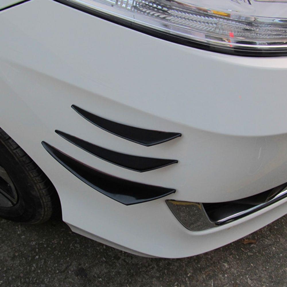 Universal Car Body Kits Front Bumper Fin Splitter Spoiler
