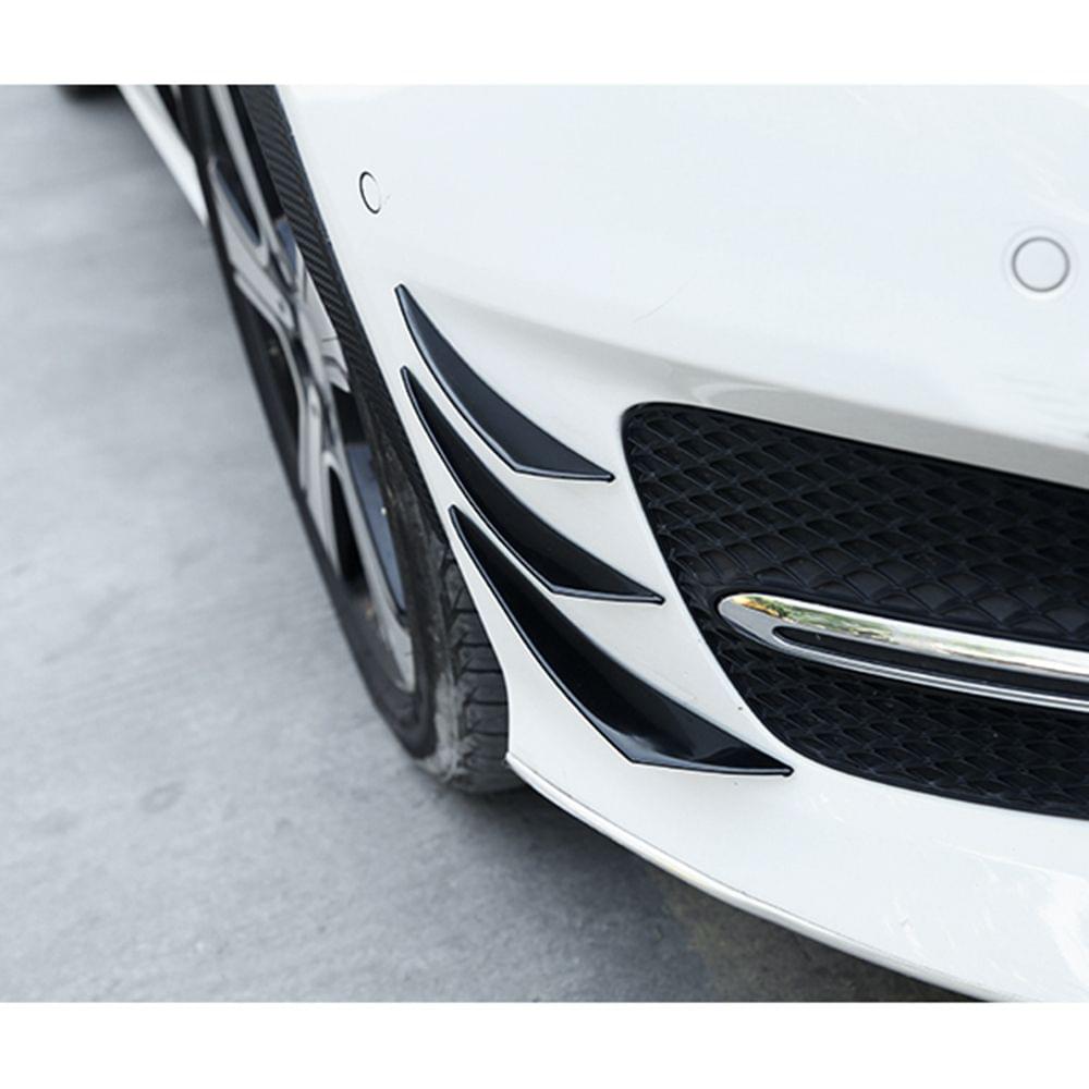 Universal Car Body Kits Front Bumper Fin Splitter Spoiler