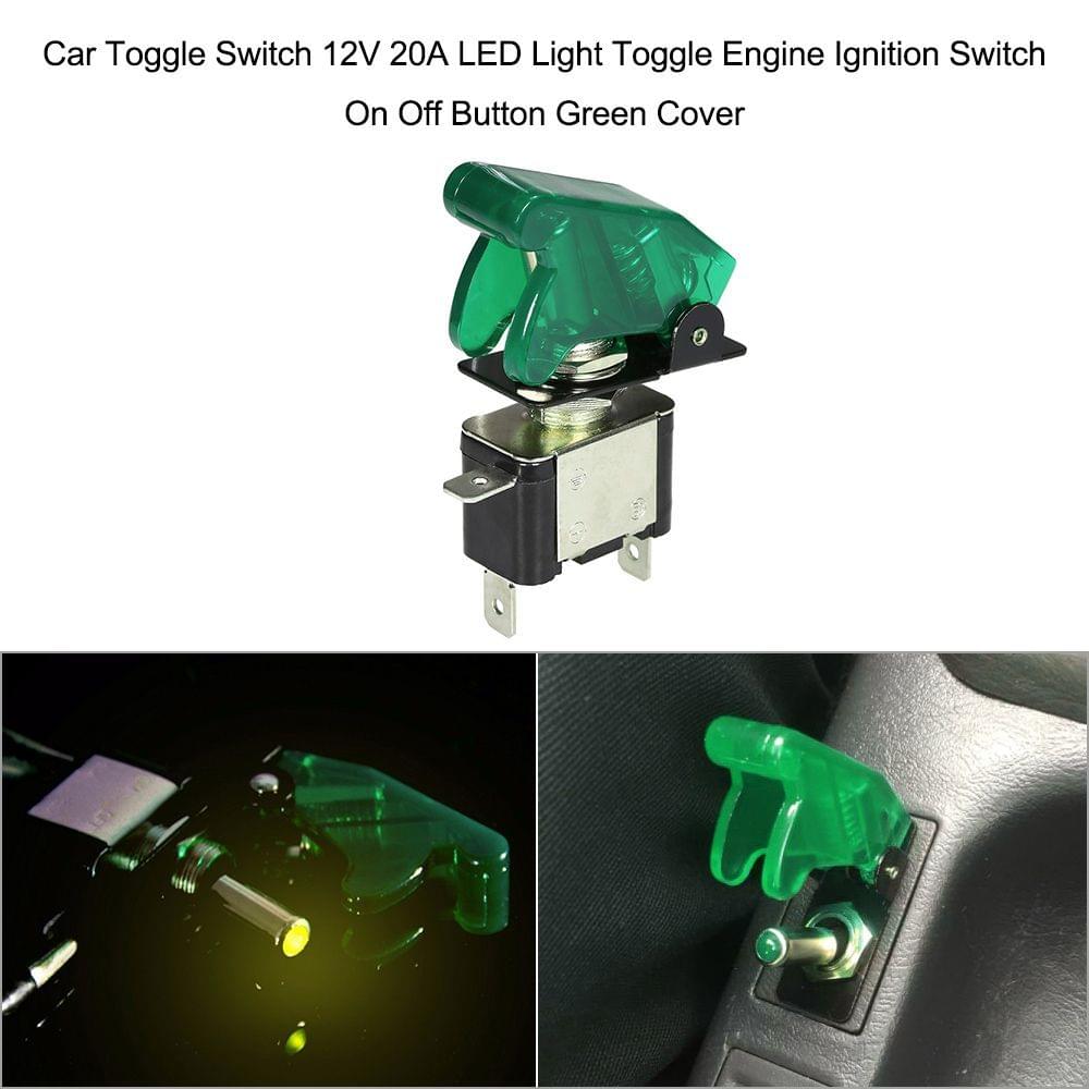 Car Toggle Switch 12V 20A LED Light Toggle Engine Ignition
