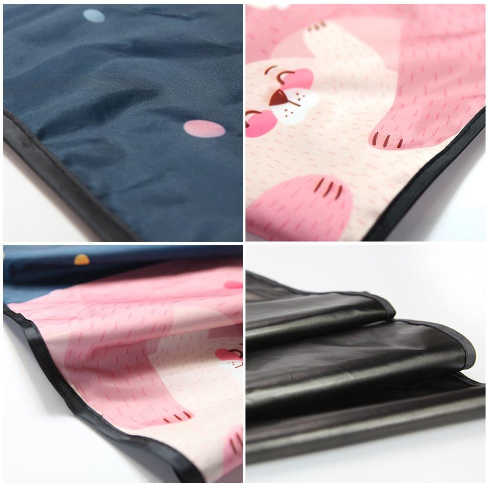 Cartoon Pattern Retractable Magnetic Car Sun Shade Universal - Style 2 & Front Right Side