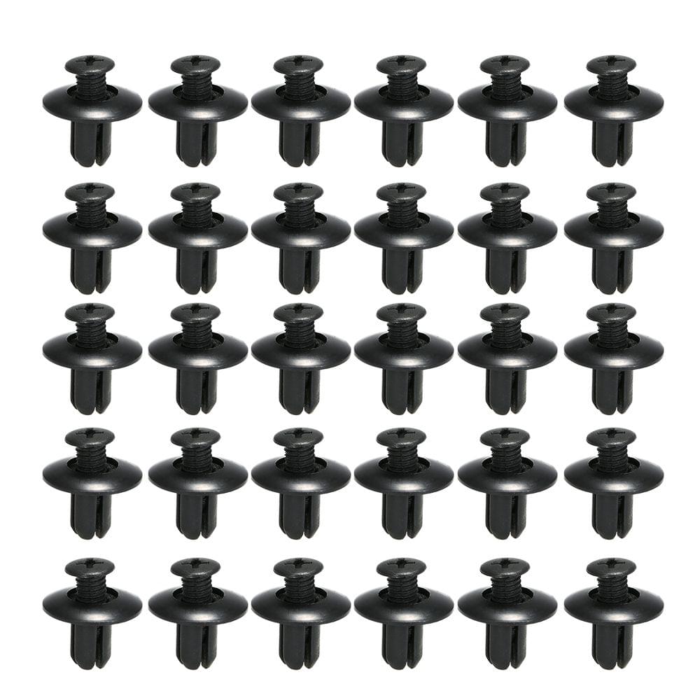 Auto Fastener Clips Plastic Fastener Rivet Clips 190Pcs 6